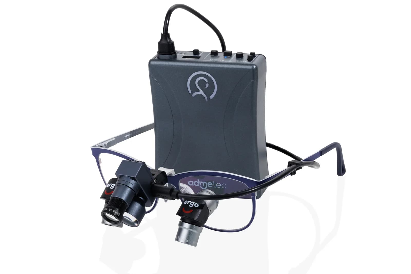 Admetec Flamingo headlight with loupes